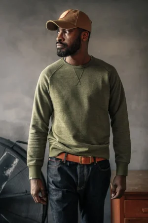 &SONS Surplus Green Sweatshirt Outlet
