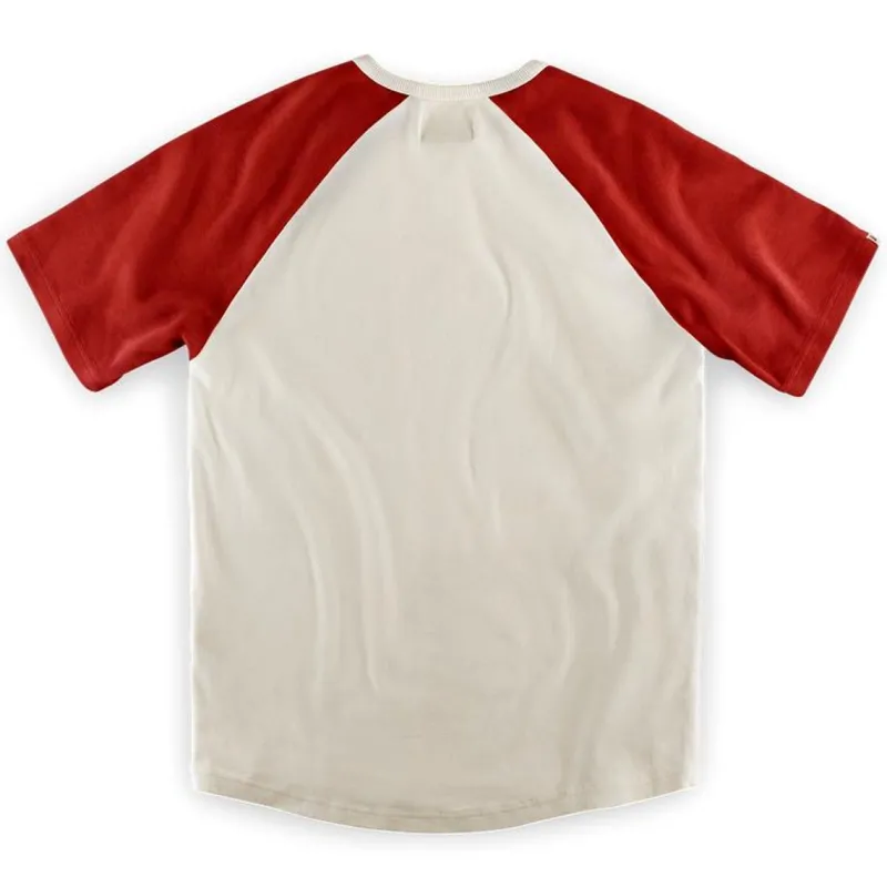 &SONS The Chariot Henley Shirt Raw/Red Fashion