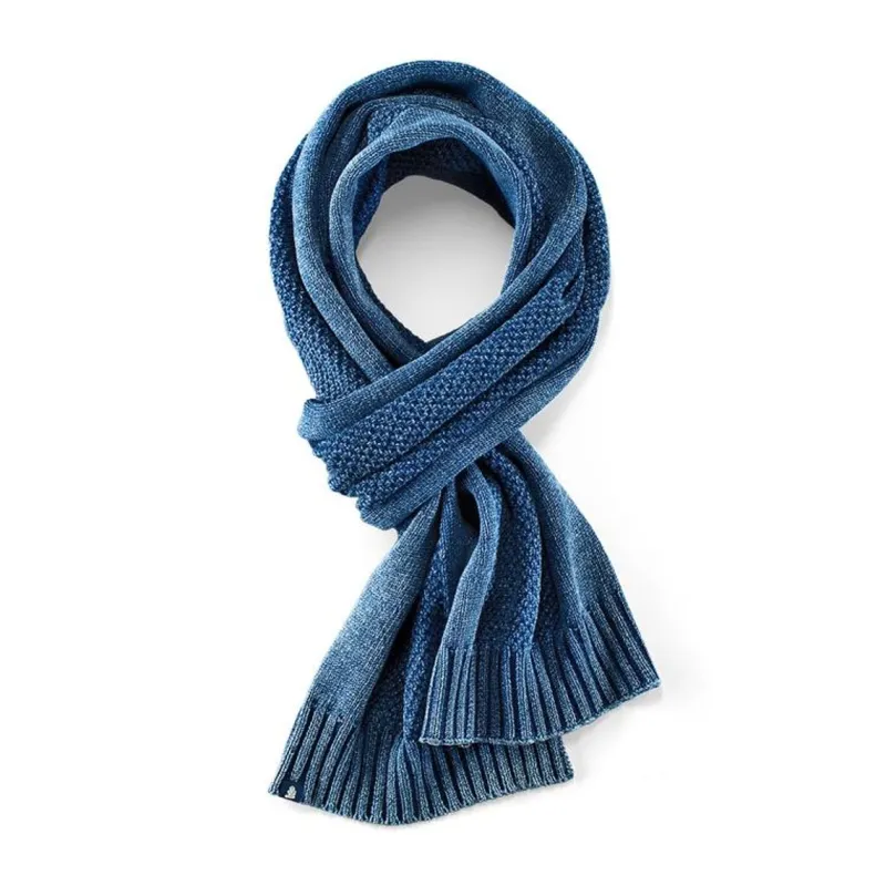 &SONS Vale Scarf Indigo Clearance