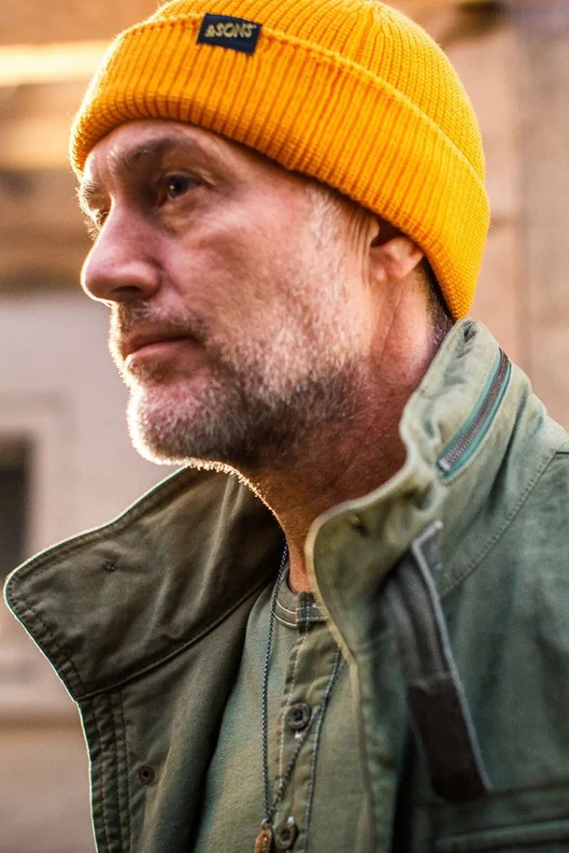 &SONS Sun Yellow Atlantic Watch Cap / Beanie Hot