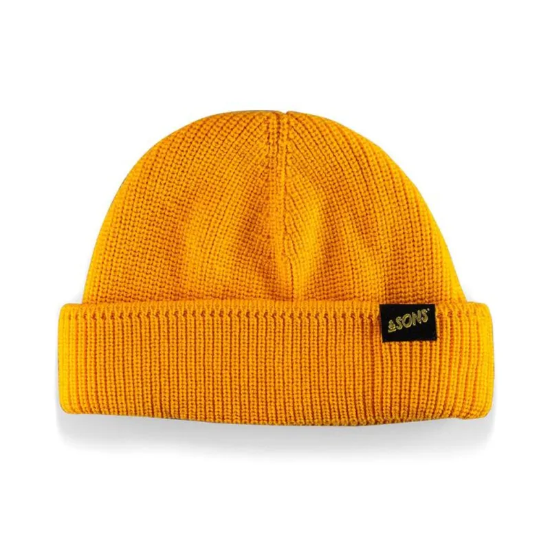 &SONS Sun Yellow Atlantic Watch Cap / Beanie Hot