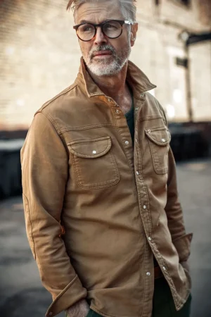 &SONS Sunday Shirt Dark Tan Hot