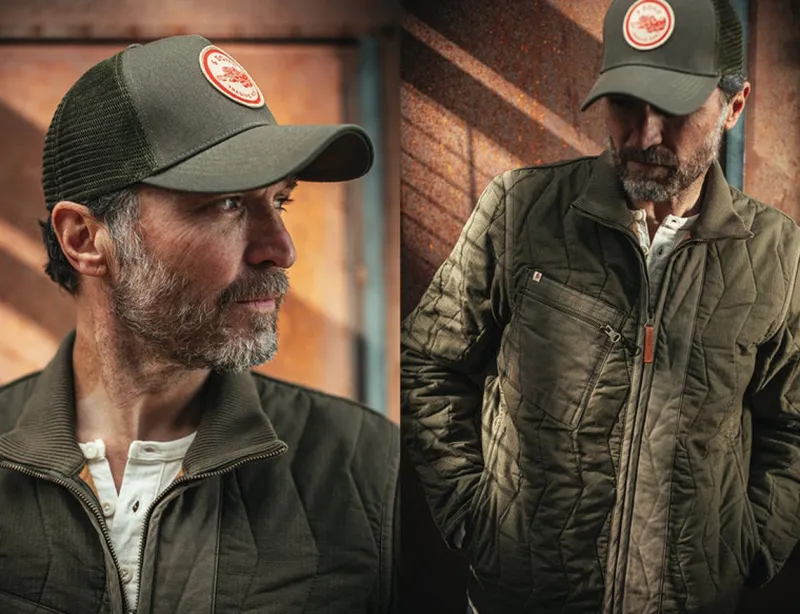 &SONS Trucker Badge Cap Army Green Discount