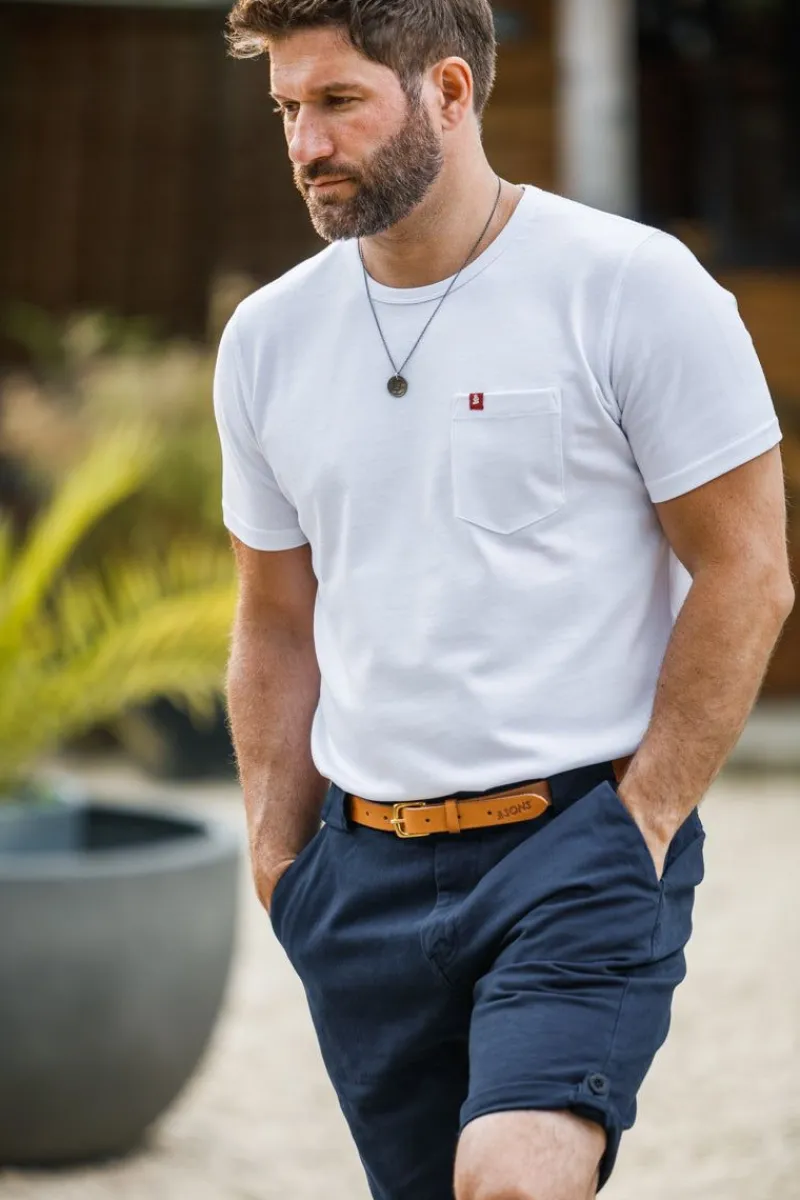 &SONS Virgil Chino Shorts Navy Cheap